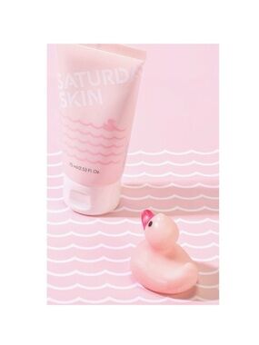 new Saturday Skin 𖠌 Rub a Dub Refining Peel Gel 𖠌 Pink 𖠌 Full Size Box Sealed 𖠌
